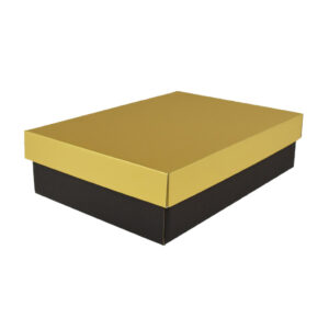 Pudełko złoto – czarne