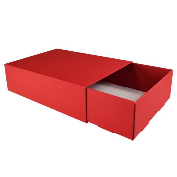 Pudełko szufladkowe czerwone