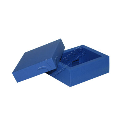Pudełko prezentowe z kartonu z wieczkiem i wstążka - RW01