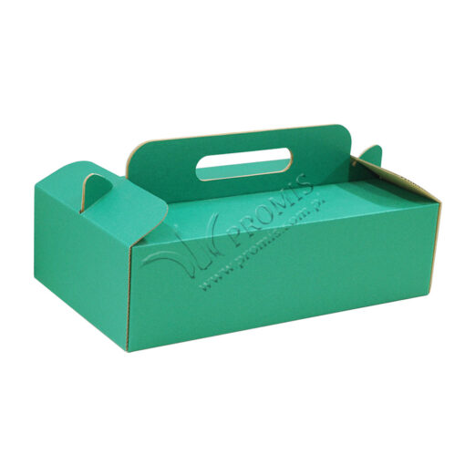 Pudełko na prezent kuferek skrzynka z tektury twardej z uchwytem - PR10
