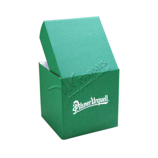 Pudełko na prezent z wieczkiem kaszerowana papierem ozdobnym - PR07