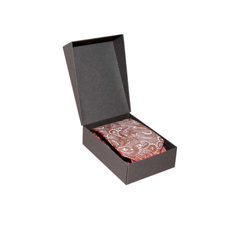 estetyczne pudełko gift box na krawat apaszkę szal z kartonu rw02