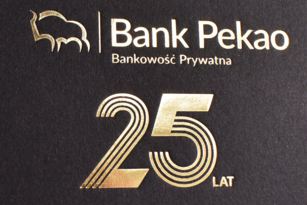 Złote tłoczenie PKO hotstamping