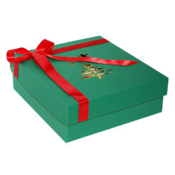 BN01_04 Duże, zielone pudełko prezentowe