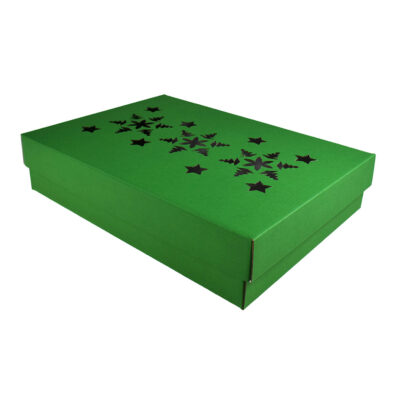 BN04_05 Duże zielone pudełko prezentowe