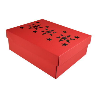 BN04_06 Duże czerwone pudełko prezentowe