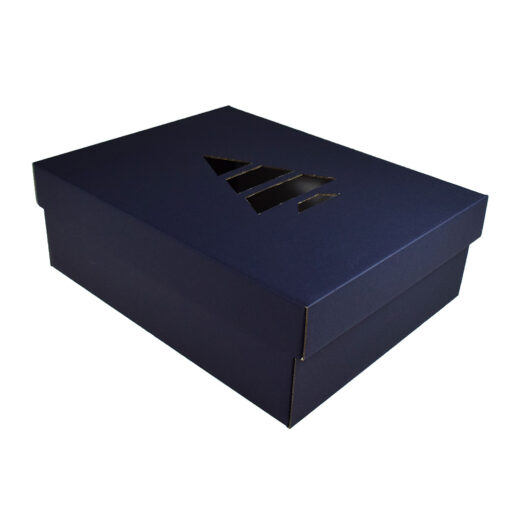 BN06_03 Granatowe pudełko z choinką