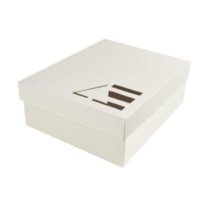BN07_06 Białe pudełko świąteczne