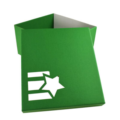 BN08_07 Zielone pudełko świąteczne