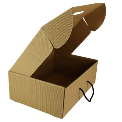 Pudełko walizka z uchwytem z tektury ekologicznej - PR 21
