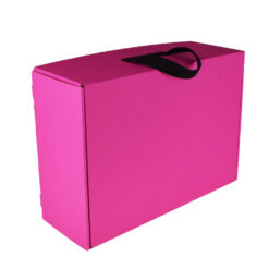 Oryginalne pudełko w kształcie walizki z uchwytem różowa PR21
