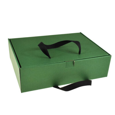 Pudełko prezentowe walizka z tektury twardej z uchwytem - PR16