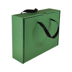 Oryginalne pudełko w kształcie walizki z wygodnym uchwytem Zielona