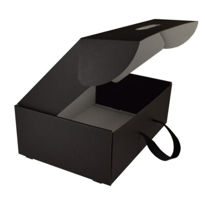 Pudełko walizka z uchwytem czarna PR21