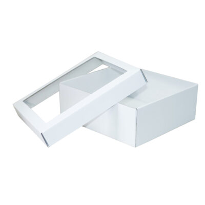 Pudełko białe z okienkiem